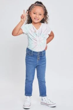 Baby Girls Essential Snap Button Fly Skinny Jeans -Wana Fashion Shop BP232741 M08 1 452fd1df 4d7c 4fab 8407 b0803463c427