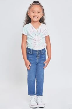 Baby Girls Essential Snap Button Fly Skinny Jeans -Wana Fashion Shop BP232741 M08 2 b06e728c 7fca 4db7 819e 655e62df4f2e