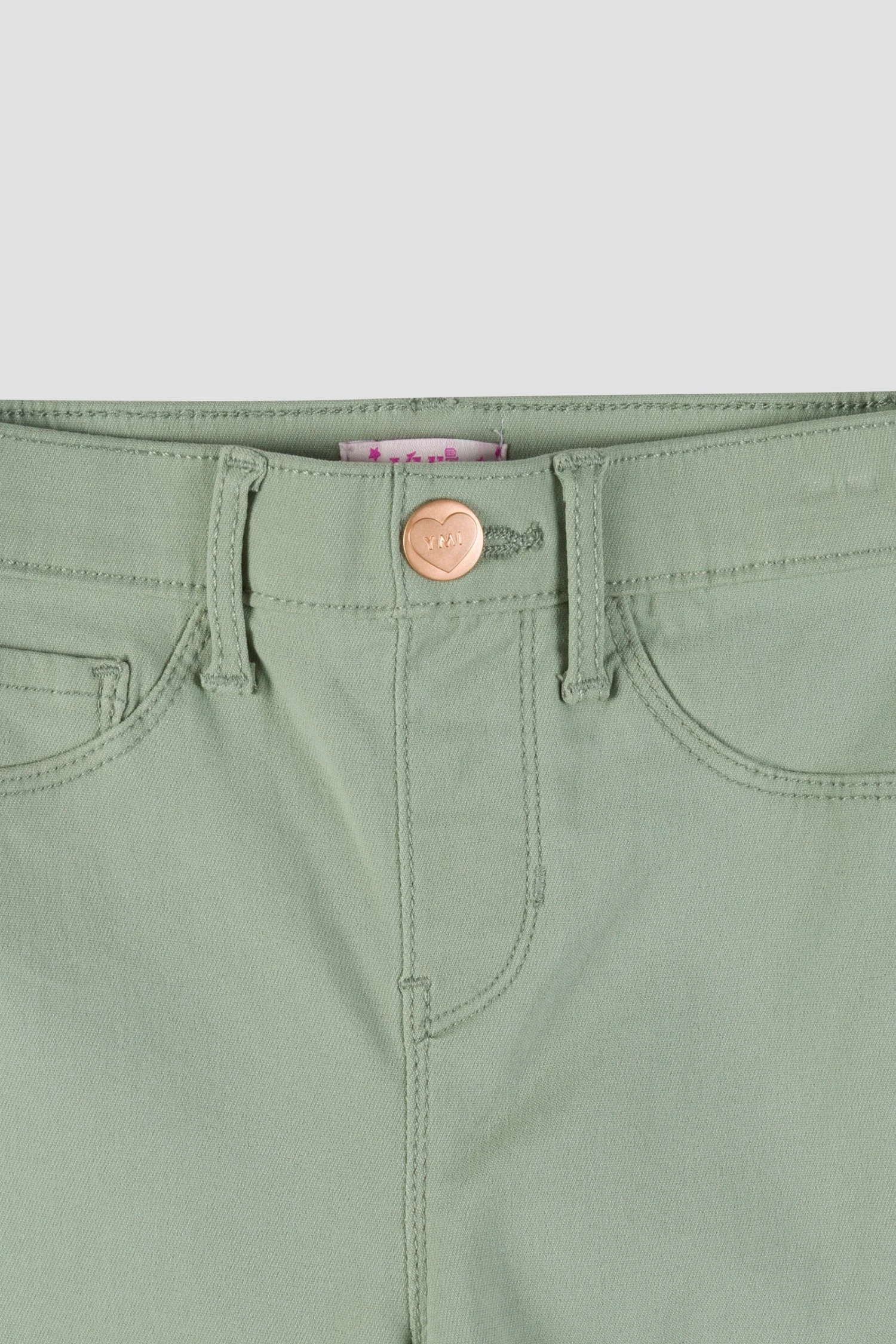 Baby Girls Faux Front Pull On Skinny Pants 5 Baby Girls Faux Front Pull On Skinny Pants - Image 3