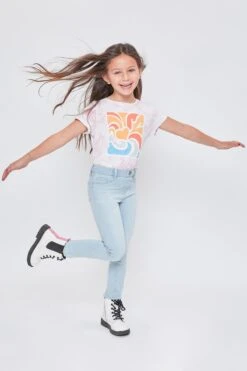 Baby Girls Faux Front Pull On Skinny Jeans -Wana Fashion Shop BP41344 Q08 4