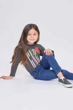 Baby Girls Faux Front Pull On Skinny Jeans -Wana Fashion Shop BP41344 S08 5