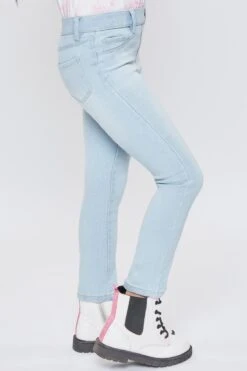 Baby Girls Faux Front Pull On Skinny Jeans -Wana Fashion Shop BP41344 Q08 2