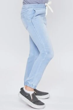 Baby Girls Kozy Jogger With Faux Drawstring -Wana Fashion Shop BP42764 Q36 3