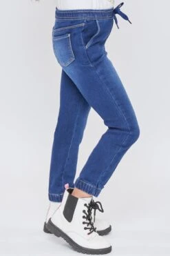 Baby Girls Kozy Jogger With Faux Drawstring -Wana Fashion Shop BP42764 S36 4