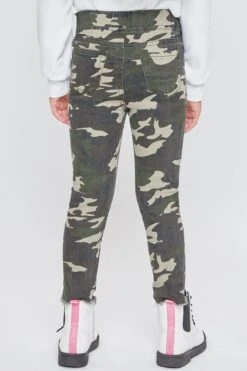 Baby Girls Twill Pull On Skinny Pants -Wana Fashion Shop BP43821 130OC 4