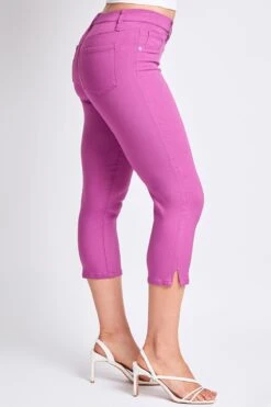 Women's Hyperstretch Pull On Capri -Wana Fashion Shop C112631 JAZBZ 2