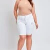 Women's Plus WannaBettaButt Cuffed Bermuda Shorts