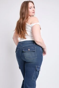 Women's Plus Low Rise Straight Leg Skater Jeans 13 Women's Plus Low Rise Straight Leg Skater Jeans -Wana Fashion Shop EP159062 SBT08 6 copia