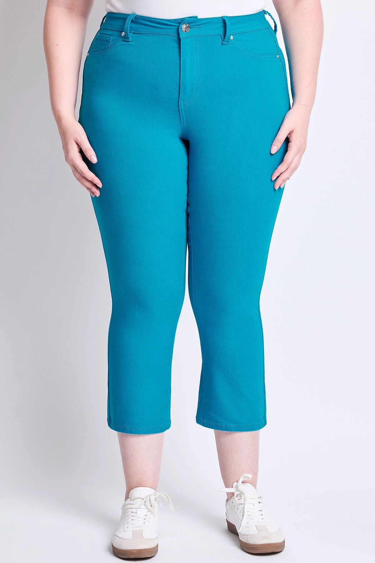 Women's Plus Hyperstretch Cropped Kick Flare Pants 4 Women's Plus Hyperstretch Cropped Kick Flare Pants - Image 2