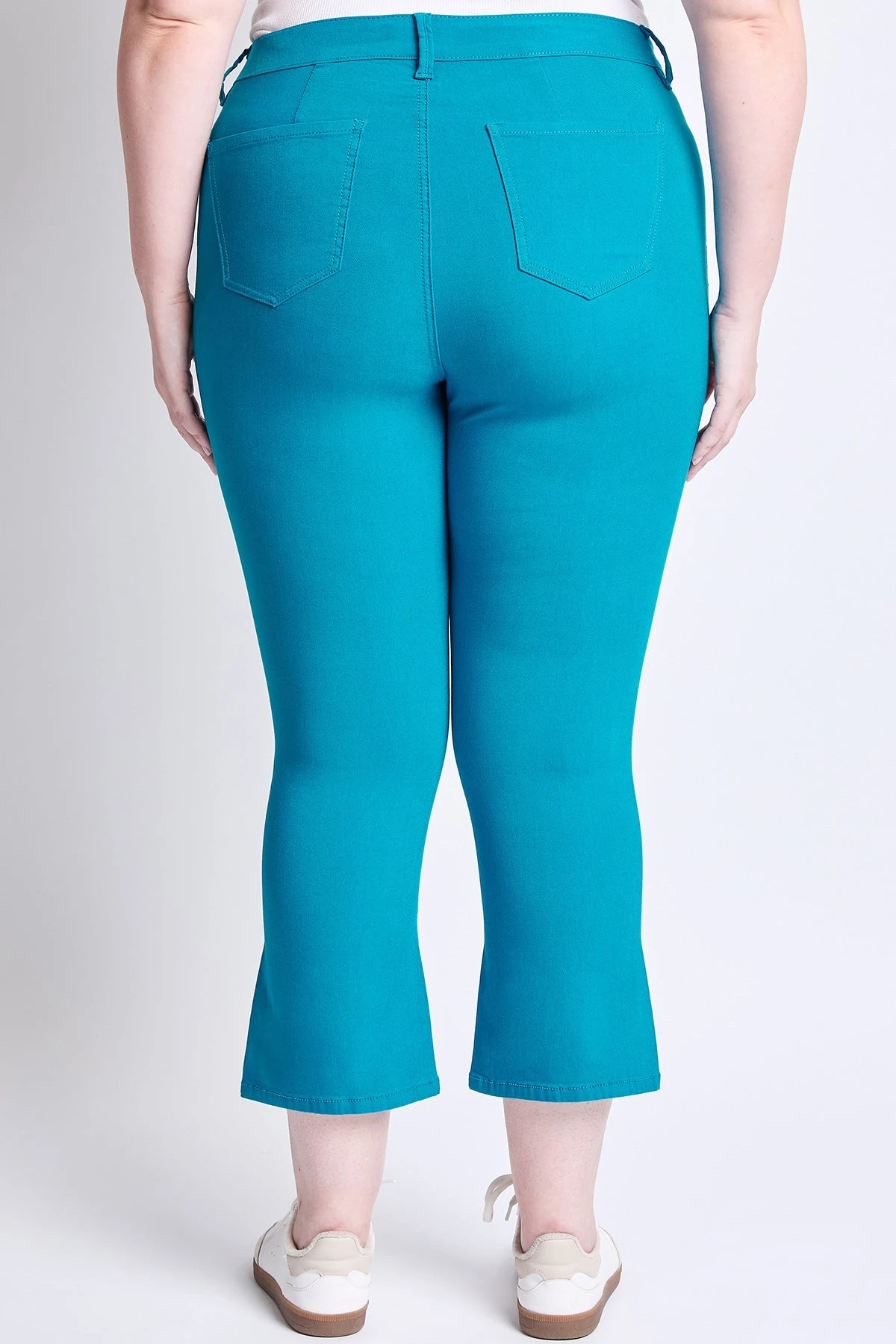 Women's Plus Hyperstretch Cropped Kick Flare Pants 6 Women's Plus Hyperstretch Cropped Kick Flare Pants - Image 4