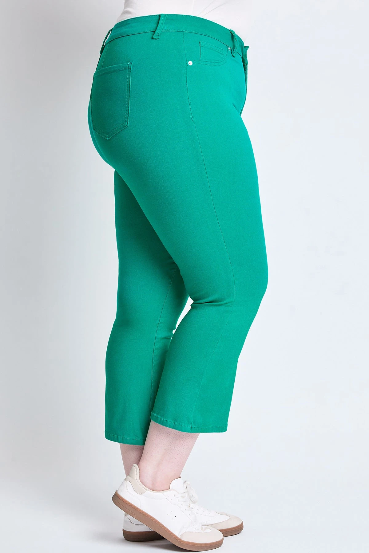 Women's Plus Hyperstretch Cropped Kick Flare Pants 11 Women's Plus Hyperstretch Cropped Kick Flare Pants - Image 9