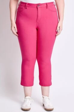 Women's Plus Hyperstretch Cropped Kick Flare Pants 35 Women's Plus Hyperstretch Cropped Kick Flare Pants -Wana Fashion Shop EP206731 FREPI 1