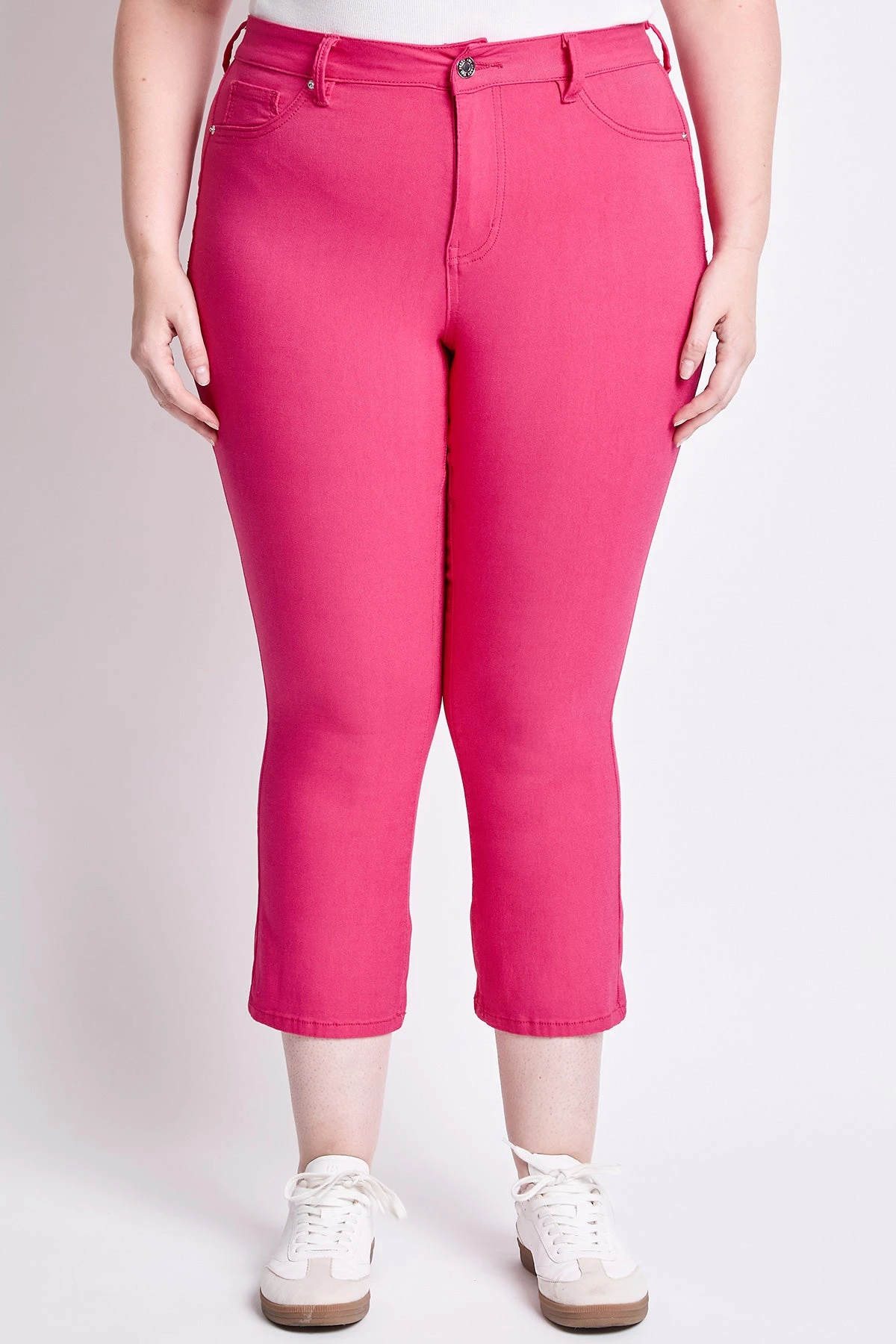 Women's Plus Hyperstretch Cropped Kick Flare Pants 16 Women's Plus Hyperstretch Cropped Kick Flare Pants - Image 14