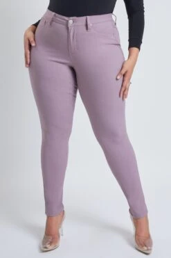 Women's Plus Hyperstretch Skinny Pants -Wana Fashion Shop EP527931 ORCHD 3