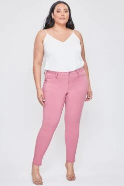 Women's Plus Hyperstretch Skinny Pants -Wana Fashion Shop EP527931 ROSEB 1 25160a0b e934 409a b4b7 511c0738c272