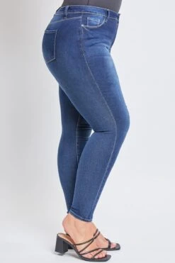 Women's Plus EssentialSkinny Jeans -Wana Fashion Shop EP60641 S1862 5