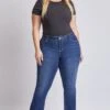 Women's Plus Size Sustainable Mid Rise Bootcut Jeans