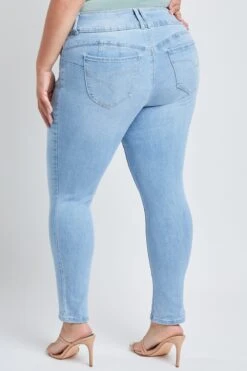 Women's Plus 3 WannaBettaButt Mid-Rise Skinny -Wana Fashion Shop EP774251N Q08