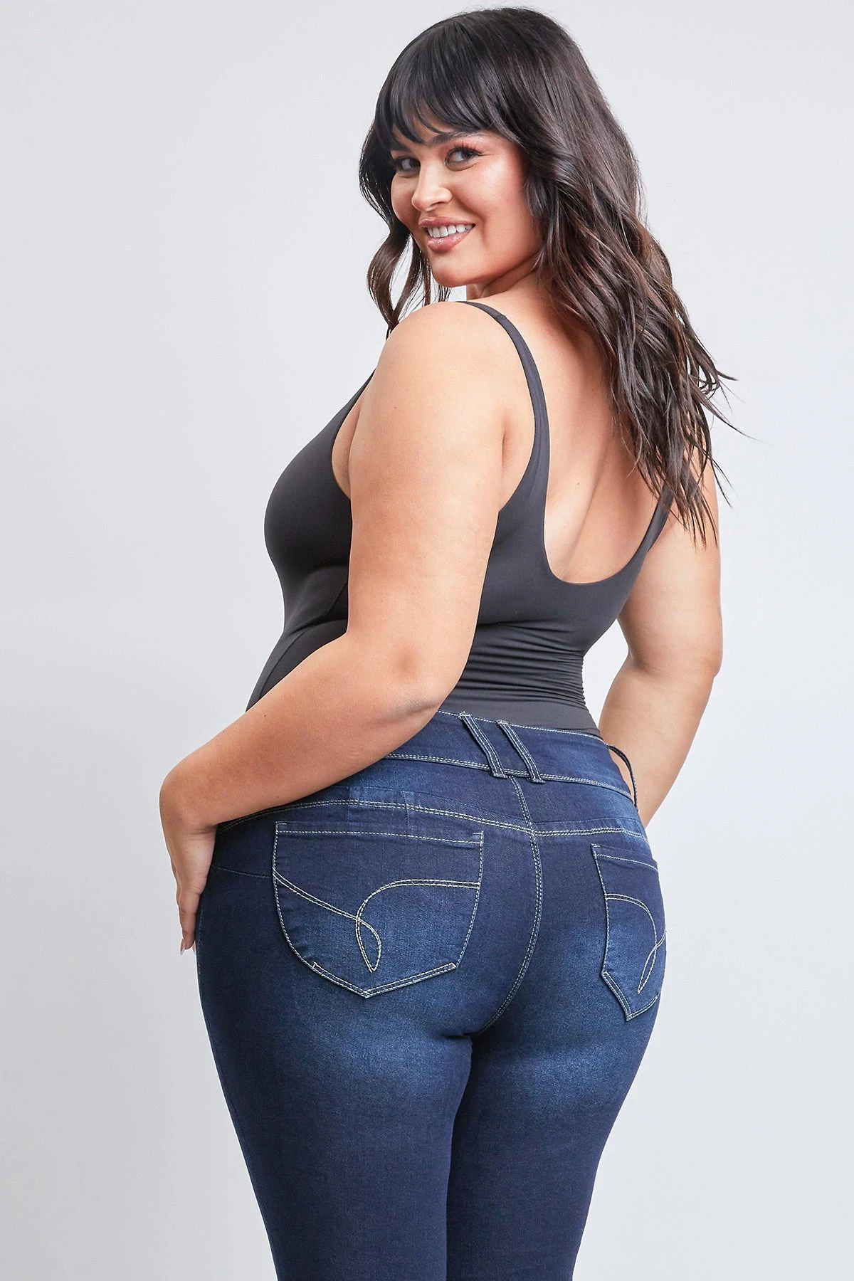 Women's Plus WannaBettaButt Skinny Jeans 4 Women's Plus WannaBettaButt Skinny Jeans - Image 2