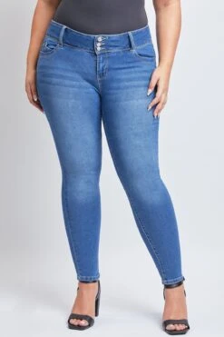 Women's Plus WannaBettaButt Skinny Jeans 27 Women's Plus WannaBettaButt Skinny Jeans -Wana Fashion Shop EP774253 M08 2