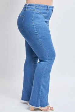 Women's PlusFlare Jeans With Front Seam -Wana Fashion Shop EP82356 M160 5