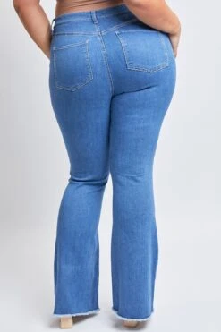 Women's PlusFlare Jeans With Front Seam -Wana Fashion Shop EP82356 M160 7