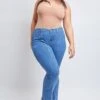 Women's PlusFlare Jeans With Front Seam 1 Women's PlusFlare Jeans With Front Seam -Wana Fashion Shop EP82356 M160 8