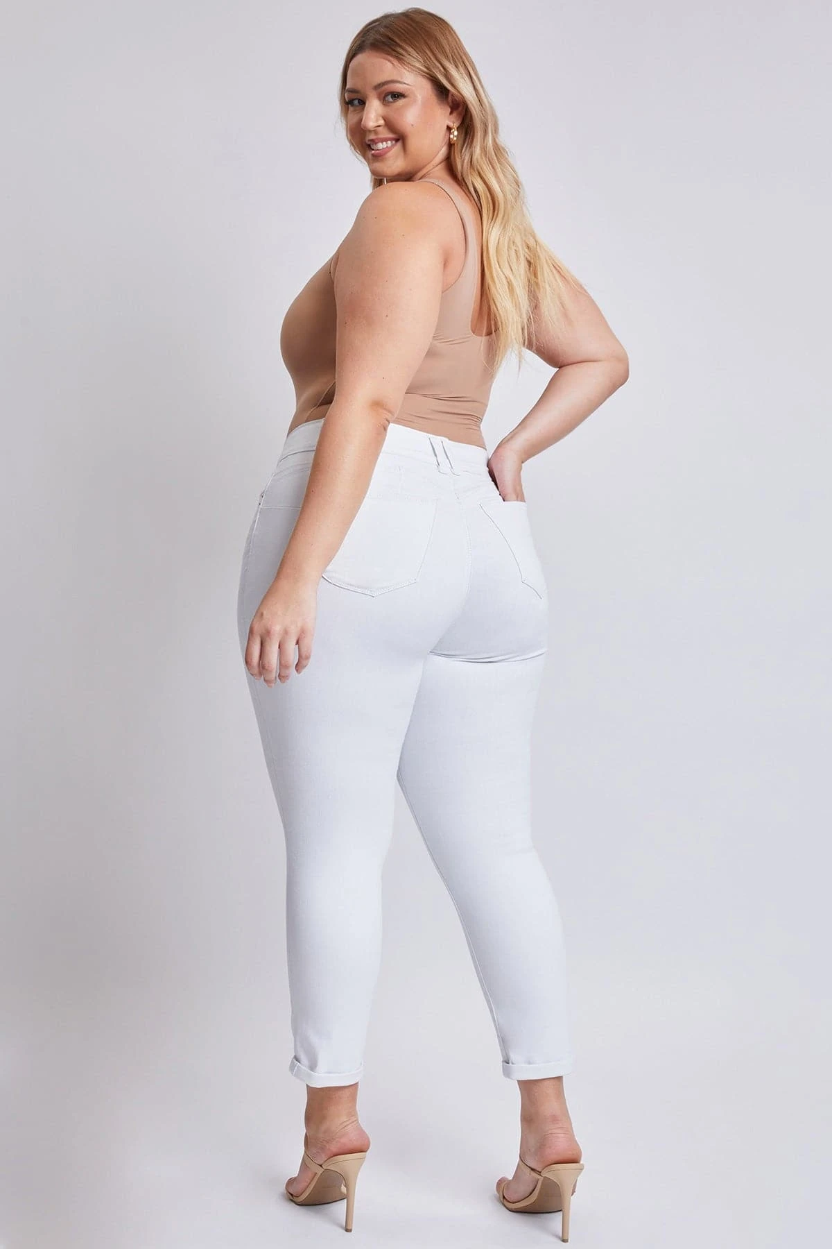 Women's Plus WannaBettaButt Cuffed Ankle Jeans 8 Women's Plus WannaBettaButt Cuffed Ankle Jeans - Image 6