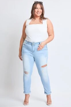 Women's Plus WannaBettaButt Cuffed Ankle Jeans 28 Women's Plus WannaBettaButt Cuffed Ankle Jeans -Wana Fashion Shop EP953119 Q1916 6 355c08be 22ca 4ea5 bcde d71c1bc853d8