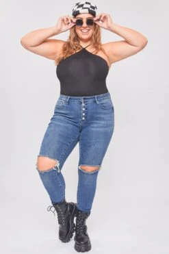 Women's Plus DreamAnkle Jeans -Wana Fashion Shop EP982370N 2083P 5 f62aaf45 ccd3 4cb9 b930 82fa712820d3