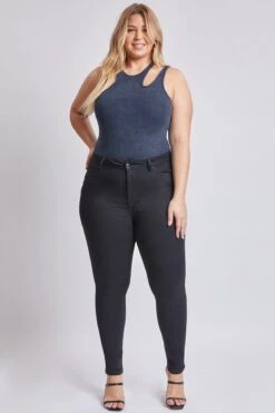 Women's Plus SizeSustainable Curvy FitSkinny Jeans 21 Women's Plus SizeSustainable Curvy FitSkinny Jeans -Wana Fashion Shop EP988953 W37 1