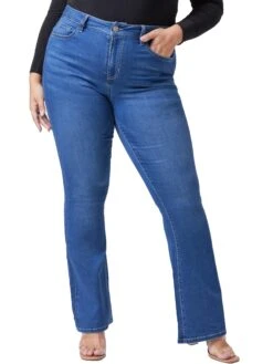 Women's Plus Essential HyperDenim Flare Jeans -Wana Fashion Shop EP993087 N02 1 ETA02 28 22