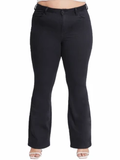 Women's Plus Essential HyperDenim Flare Jeans -Wana Fashion Shop EP993087 W37 2