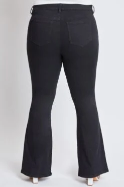 Women's Plus Essential HyperDenim Flare Jeans -Wana Fashion Shop EP993087 W37 4