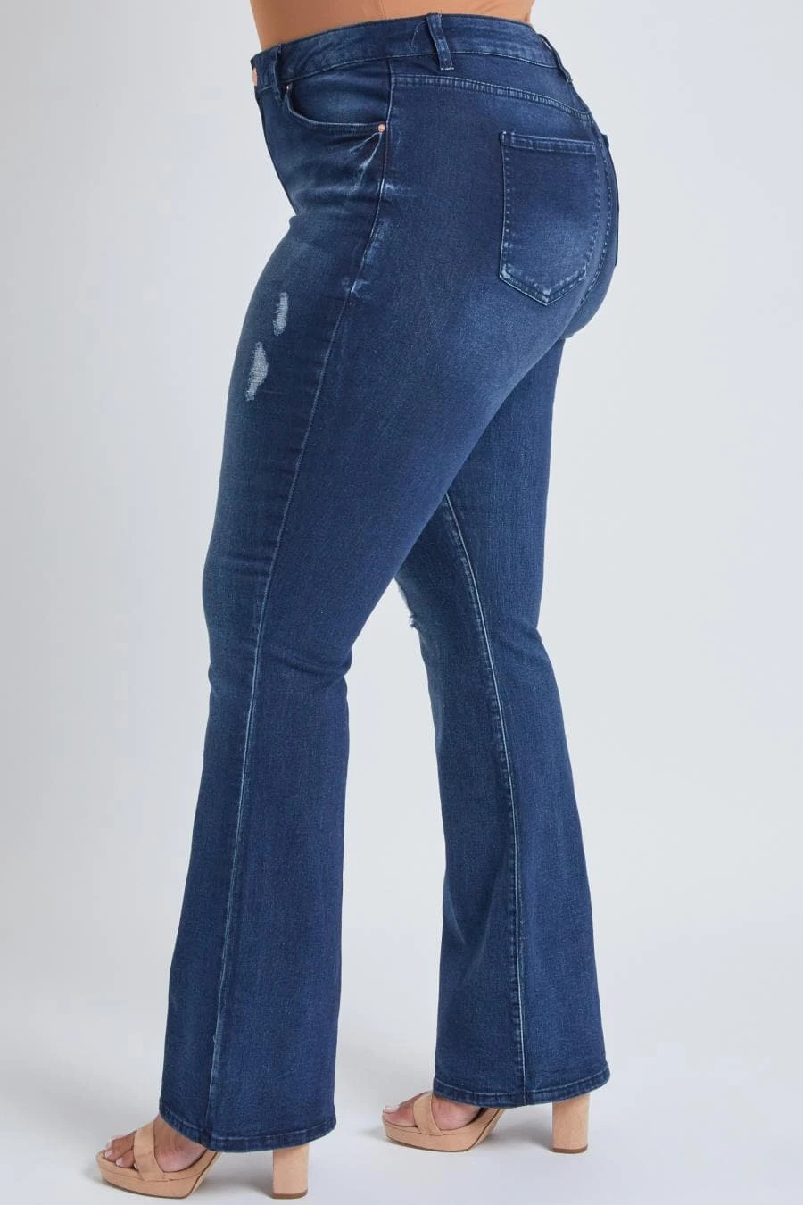 Women's Plus Size Basic Flare Jeans 9 Women's Plus Size Basic Flare Jeans - Image 7