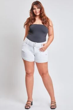 Women's Plus WannaBettaButt Mid Rise Shorts