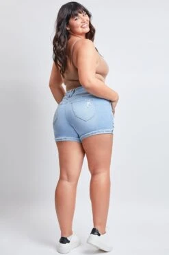 Women's Plus WannaBettaButt Mid Rise Shorts -Wana Fashion Shop ES233496 L1904 3 6c062bc5 d570 4ef0 9063 f8176ade9efd