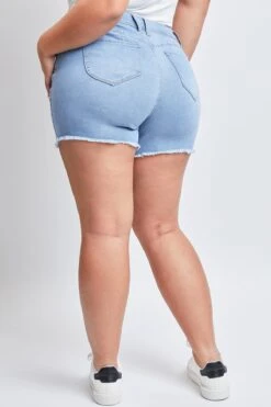 Women's Plus SizeWannaBettaButtFray Shorts 24 Women's Plus SizeWannaBettaButtFray Shorts -Wana Fashion Shop ES237196 2575L 5