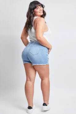 Women's Plus SizeWannaBettaButtFray Shorts 22 Women's Plus SizeWannaBettaButtFray Shorts -Wana Fashion Shop ES237196 2575L 6