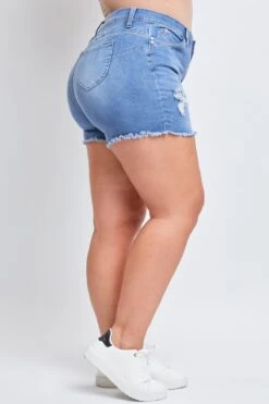 Women's Plus SizeWannaBettaButtFray Shorts 18 Women's Plus SizeWannaBettaButtFray Shorts -Wana Fashion Shop ES237196 2575M 4
