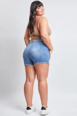 Women's Plus SizeWannaBettaButtFray Shorts 19 Women's Plus SizeWannaBettaButtFray Shorts -Wana Fashion Shop ES237196 2575M 5