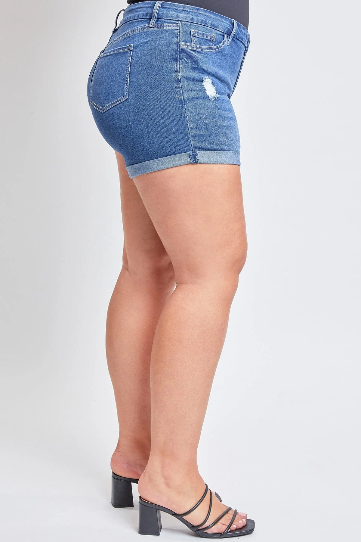 Women's Plus Curvy Fit UltraCuffed Shorts 12 Women's Plus Curvy Fit UltraCuffed Shorts - Image 10