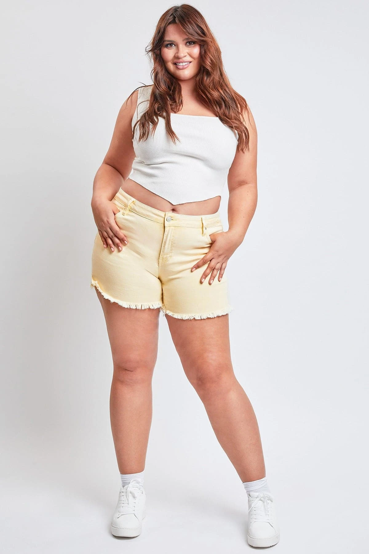 Women's Plus80's Acid Wash Mom Shorts 8 Women's Plus80's Acid Wash Mom Shorts - Image 6