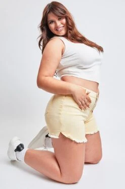 Women's Plus80's Acid Wash Mom Shorts 32 Women's Plus80's Acid Wash Mom Shorts -Wana Fashion Shop ES270889 BUMBE 6