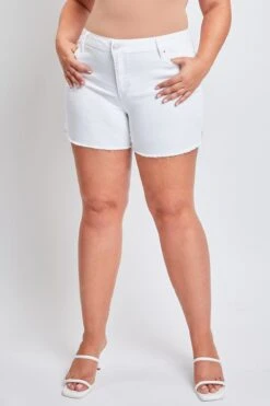 Women's Plus80's Acid Wash Mom Shorts 40 Women's Plus80's Acid Wash Mom Shorts -Wana Fashion Shop ES270889 VNICE 3