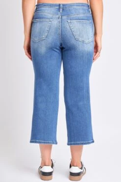 Women's Luxe High Rise Cropped Wide Leg -Wana Fashion Shop F124060 08M 3