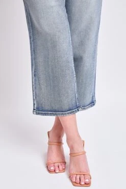 Women's Luxe High Rise Cropped Wide Leg -Wana Fashion Shop F124060 08RT 7