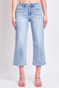 Women's Luxe High Rise Cropped Wide Leg -Wana Fashion Shop F124060 08Y 1