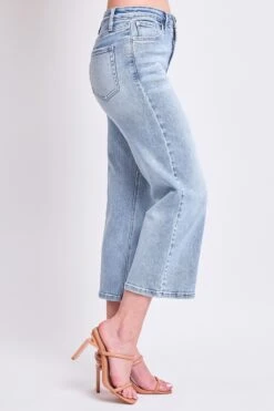 Women's Luxe High Rise Cropped Wide Leg -Wana Fashion Shop F124060 08Y 2