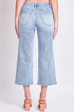 Women's Luxe High Rise Cropped Wide Leg -Wana Fashion Shop F124060 08Y 3